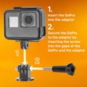 iBOLT GoPro / Action Camera Handlebar / Rail Mount