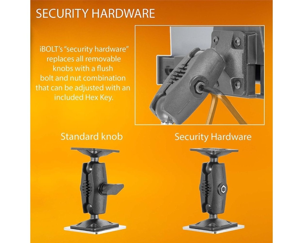 iBOLT Dock’n Lock Bizmount™ - Forklift Locking Tablet Mount