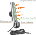 iBOLT Apple MFI Certified ChargeDock AMPS- Magnetic Mount w/AMPS Plate