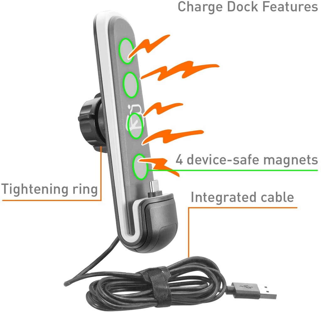 IBOLT Apple MFI Certified ChargeDock Bizmount