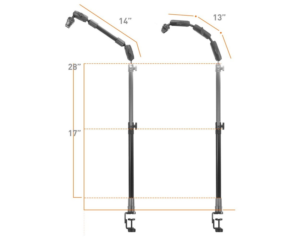 iBOLT Stream-Cast Clamp Overhead Phone Mount