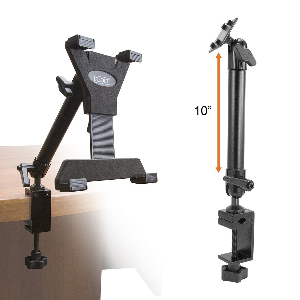 iBOLT TabDock FixedPro Clamp- Heavy Duty Metal C-Clamp Mount 