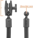 iBOLT 25mm Ball Flexpro Heavy Duty Seat Rail Mount