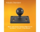 iBOLT VESA 75 Plate with 38mm Ball