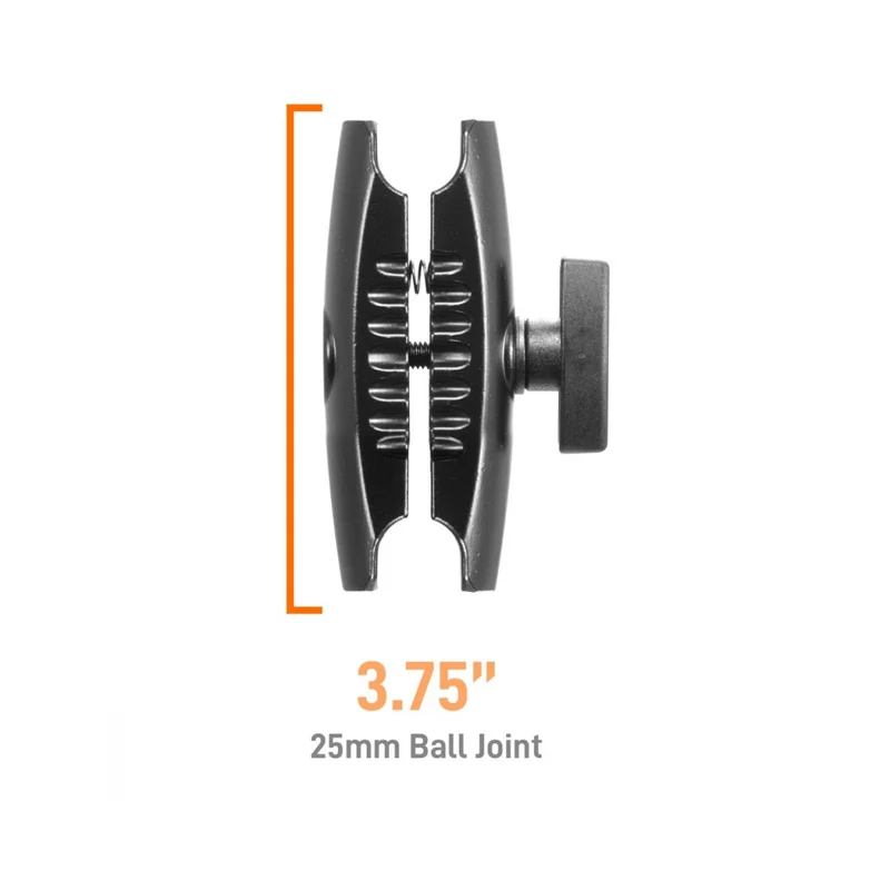 [22193] iBOLT Aluminum 3.75 inch Double Socket Arm 25mm Ball adapter