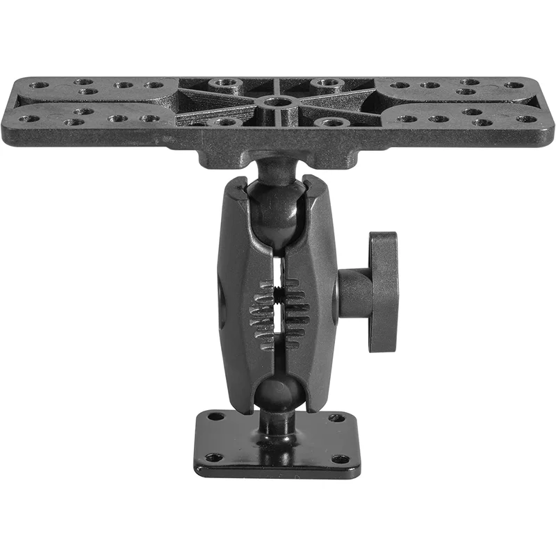 iBOLT 25mm / 1 inch Composite Universal Marine Fish Finder to Metal AMPS 2.75 Dual Ball Mount