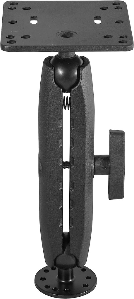 iBOLT 38mm / 1.5 inch Metal AMPS to VESA 75 x 75 / VESA 100 x 100 Mount for Monitors, displays, or tv