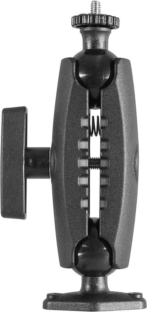 iBolt 38mm / 1.5 inch Composite Diamond AMPS Pattern to ¼ 20” Composite Camera Screw Dual Ball Mount