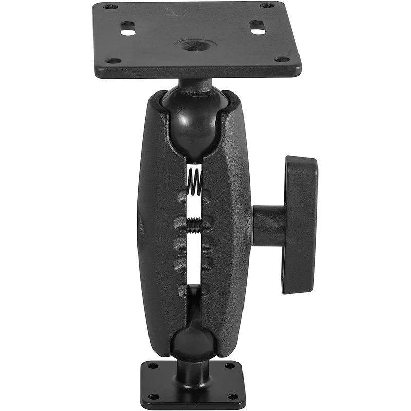 [IBAMPS-34243] iBOLT 38mm / 1.5 inch Metal Rectangular AMPS Pattern to VESA 75 x 75 Dual Ball Mount for Monitors, displays, or tv‚Äôs