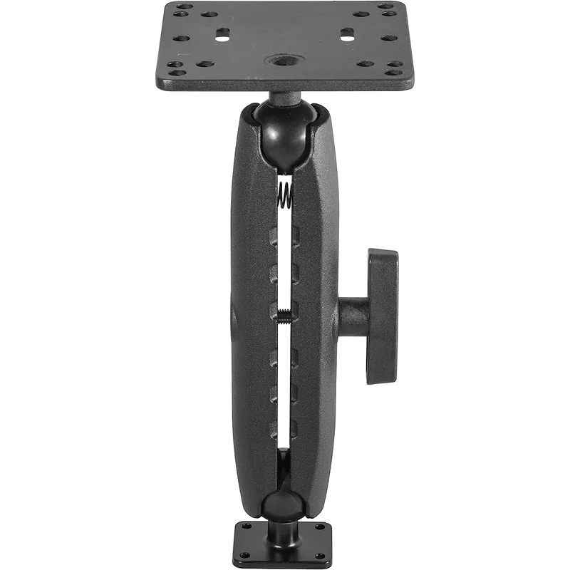 [IBAMPS-34261] iBOLT 38mm / 1.5 inch Metal Rectangular AMPS to VESA 75 x 75 / VESA 100 x 100 8.5 inch Dual Ball Mount