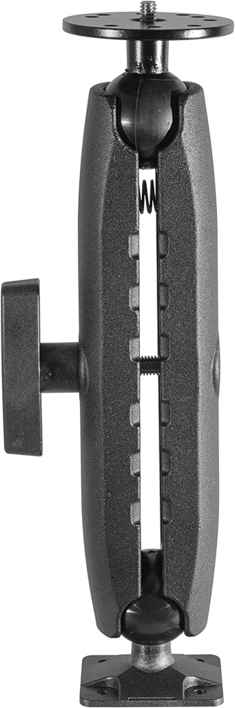 iBolt 38mm / 1.5 inch Composite Rectangular AMPS Pattern to ¼ 20” Metal Camera Screw Dual Ball Mount