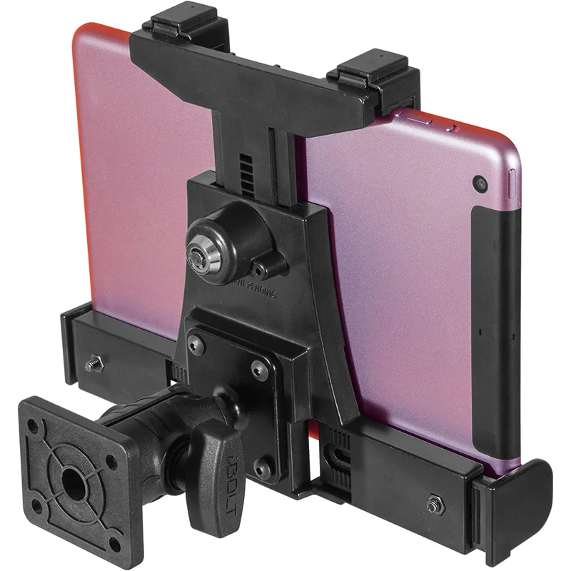 [IBDY-34336] iBolt Dock'n Lock DynaMount AMPS w/ 2" Single Socket Arm Locking Drill Base Mount for All 7"-10" Tablets