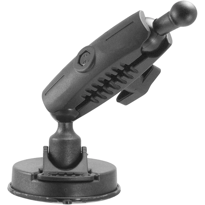 [IBPB-33870] iBolt 17mm Dual Ball to “Sticky” Suction Cup Mount Base Compatible w/ 17mm GPS Brackets Phone Holders