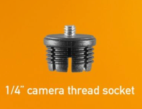 iBOLT ¼” Camera Thread Socket for 17mm Ball Connection