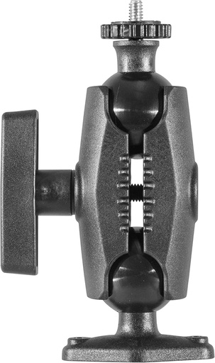 [IBAMPS-34202] iBolt 38mm / 1.5 inch Composite Diamond AMPS Pattern to ¼ 20” Composite Camera Screw Dual Ball Mount